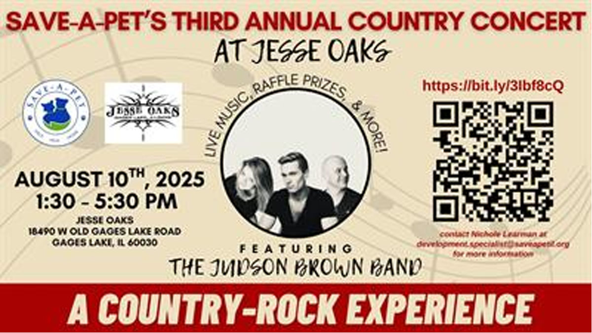 Save-A-Pets Country Concert at Jesse Oaks 